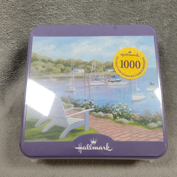 NEW Hallmark 1000 Pieces Tin Boxed Jigsaw Puzzle Sealed BOX HAS SMALL DENT - Picture 2 of 6